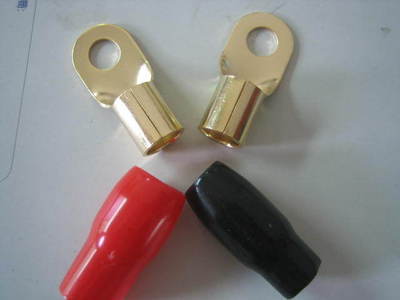 【行業(yè)推薦廠家直銷供應(yīng)0GA鍍金銅端子音響接線端子】?jī)r(jià)格,廠家,圖片,連接器,奉化市波悠電子元件廠-